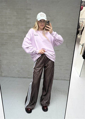 Baggy pin stripe track buks Mocca HAUTE L\'AMITIÈ